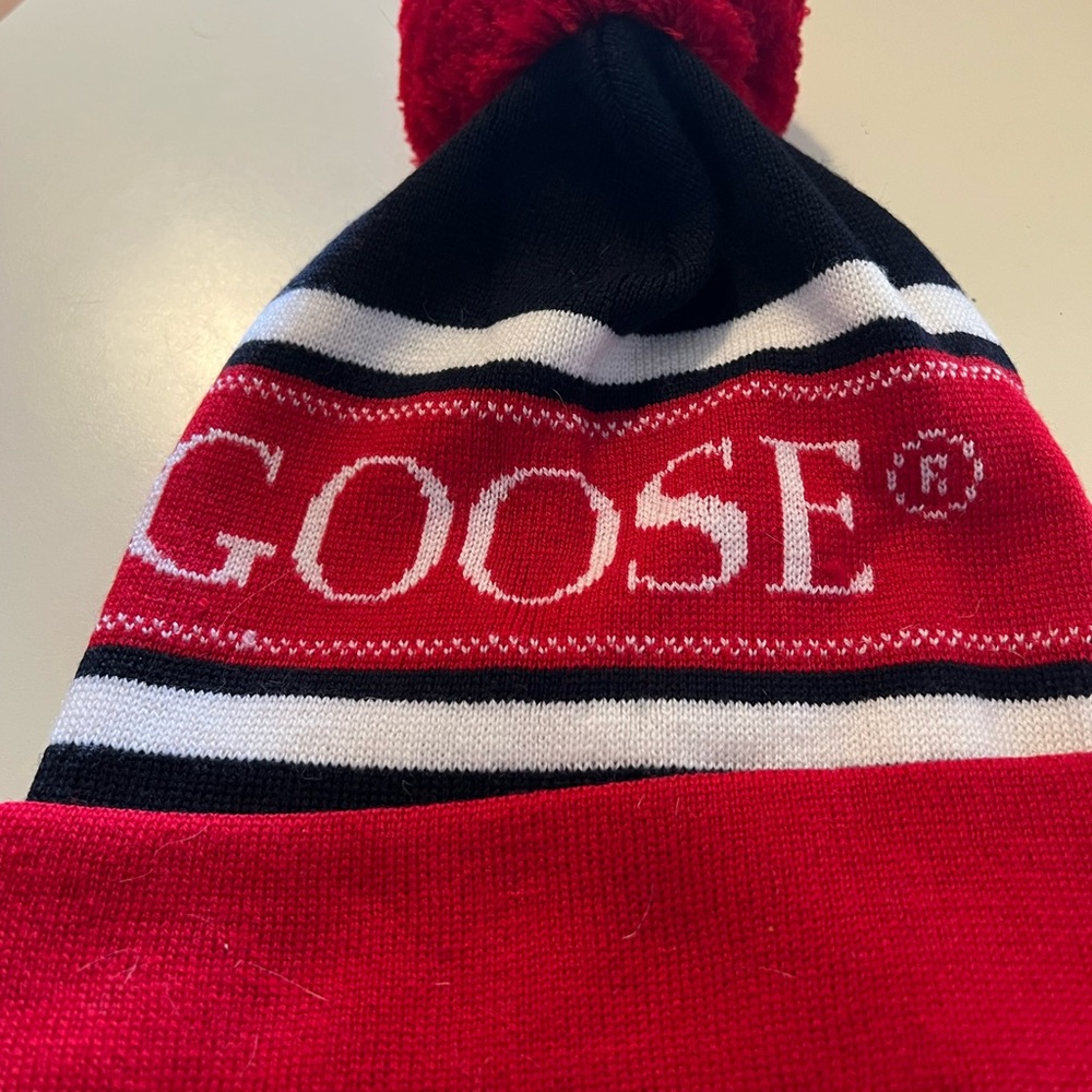 Red and Black Canada Beanie - Picture 2 of 3